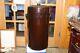 Vintage 20 Gallon Tall Brown Glaze Stoneware Crock 24 Tall With Lid Excellent