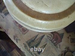 Vintage 2 Gallon Red Wing Union Stoneware Pottery Crock With 4Wing has Lid Nice