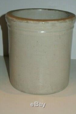 Vintage Antique THREE STAR COFFEE RED WING UNION STONEWARE CROCK Sioux City IA