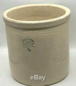 Vintage Love Field Potteries 5 Gallon Stoneware Pickling Crock Dallas Texas