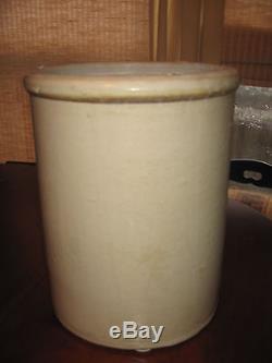 Vintage Pacific Stoneware Co. 10 Gallon Glazed Tan Pickling Crock, Portland, OR