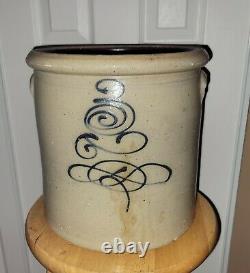 Vintage Red Wing 3 Gallon Bullseye/Bee Sting Stoneware Crock Antique unique