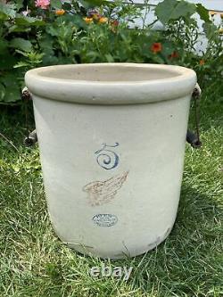 Vintage Red Wing Union Stoneware Co 5 Gallon Crock Pottery Antique Local Pickup