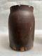Vintage Southern Pottery Stoneware Crock Jar Storage Clay Brown Primitive