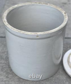 Vintage Star Stoneware Company Crock 5 Gallon WithLid-Please Read Description