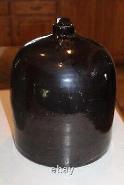 Vtg Antique Old Beehive Jug Stoneware Crock Primitive Brown Salt Glaze Moonshine