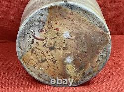 W. Hart & Co. Stoneware crock Ogdensburg 4 gallon colbalt blue crock rare htf