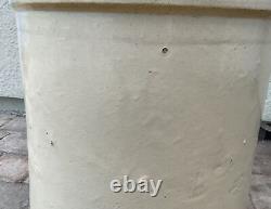 Western Stoneware 12 Gallon Crock Maple Leaf Monmouth Vintage Antique