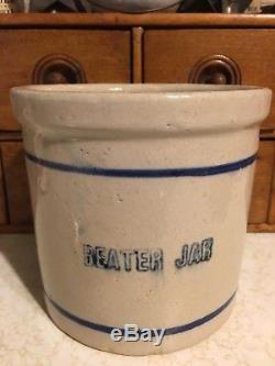 White Hall Stoneware Beater Jar